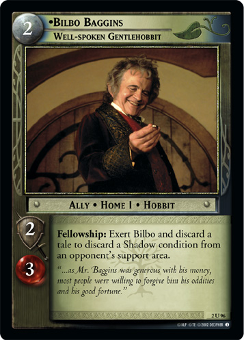 Bilbo, Well-spoken Gentlehobbit